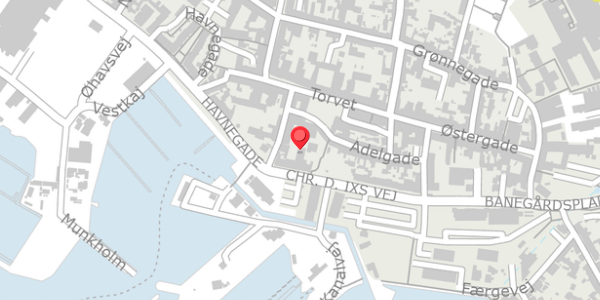 Trafikstøjkort på Torvet 17D, 5600 Faaborg