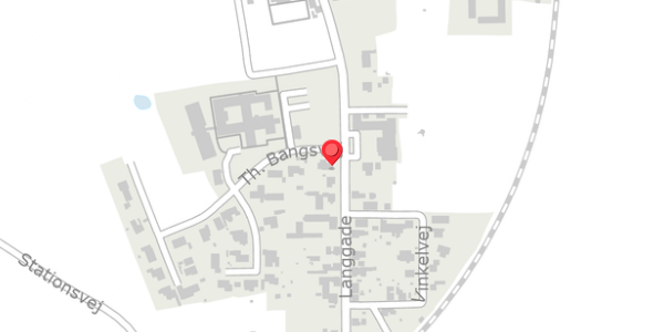 Trafikstøjkort på Langgade 21, . , 5620 Glamsbjerg