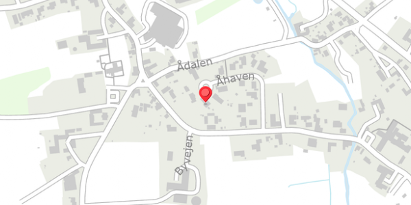 Trafikstøjkort på Åhaven 21, . , 5620 Glamsbjerg
