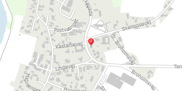 Trafikstøjkort på Kirkegade 23, 5884 Gudme
