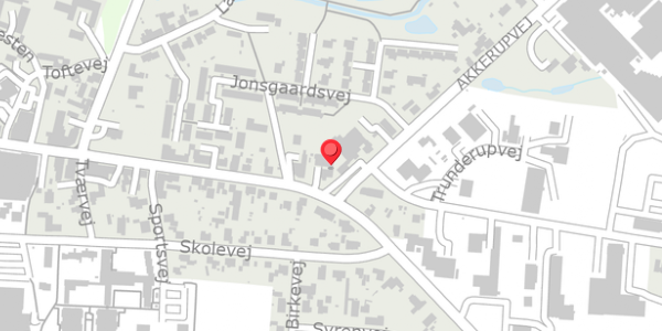 Trafikstøjkort på Algade 2, 5683 Haarby