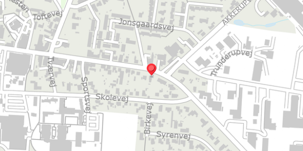 Trafikstøjkort på Algade 3, 5683 Haarby