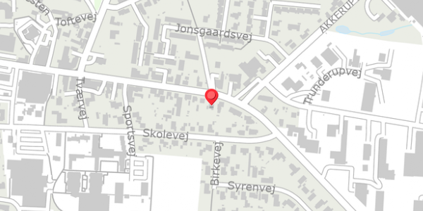 Trafikstøjkort på Algade 5, 5683 Haarby