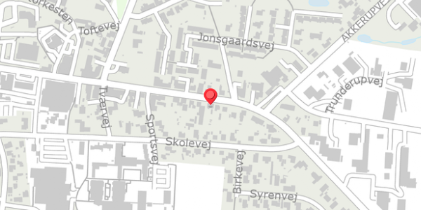 Trafikstøjkort på Algade 11, 5683 Haarby