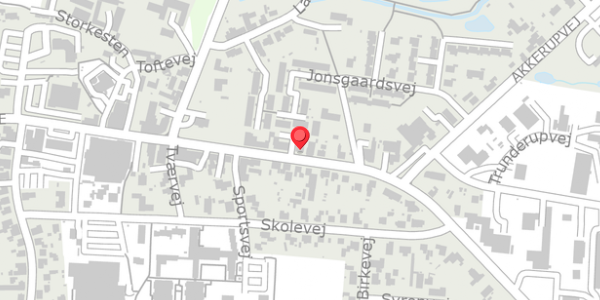 Trafikstøjkort på Algade 14, 5683 Haarby