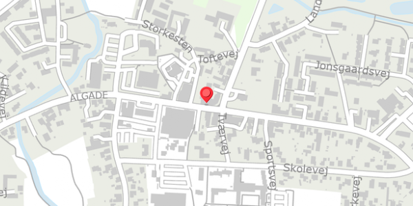 Trafikstøjkort på Algade 24, 5683 Haarby