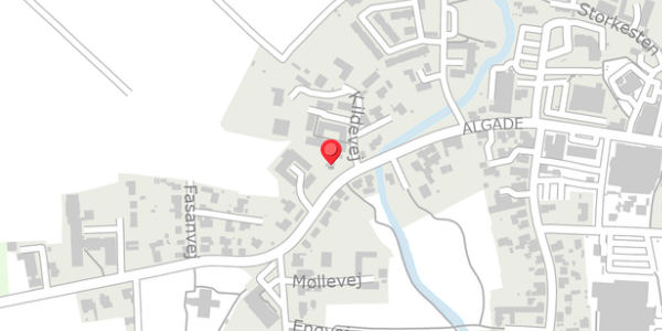 Trafikstøjkort på Algade 50, 5683 Haarby
