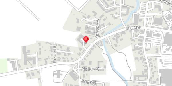 Trafikstøjkort på Algade 52, 5683 Haarby