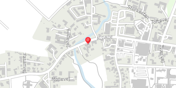 Trafikstøjkort på Algade 67, 5683 Haarby