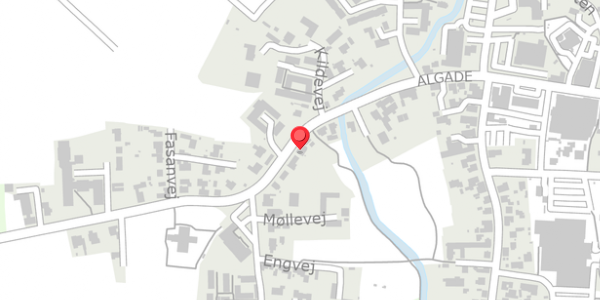 Trafikstøjkort på Algade 81, 5683 Haarby
