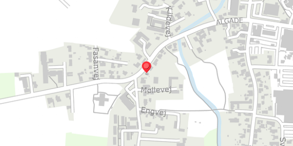 Trafikstøjkort på Algade 87, 5683 Haarby