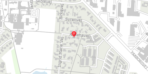 Trafikstøjkort på Æblehaven 13, . , 5683 Haarby