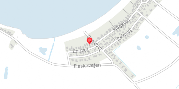 Trafikstøjkort på Engvej 3, 5370 Mesinge