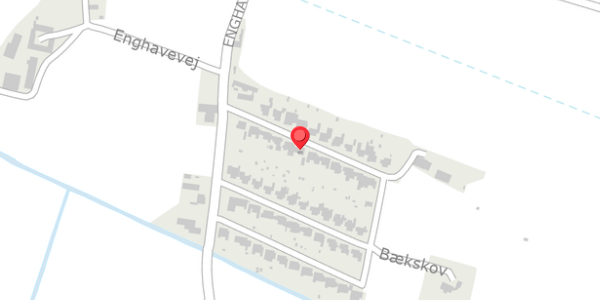 Trafikstøjkort på Bækskov 11, 5290 Marslev