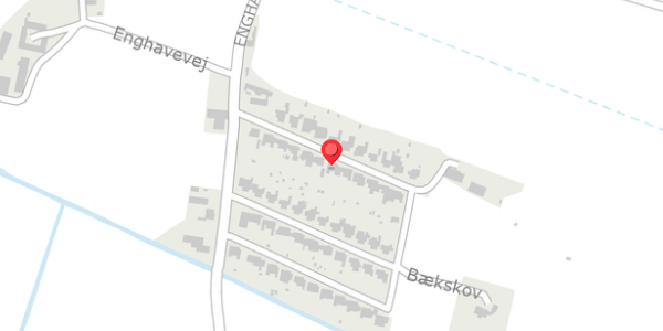 Trafikstøjkort på Bækskov 13, 5290 Marslev