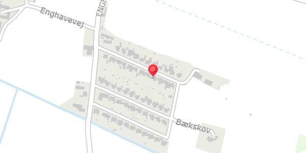 Trafikstøjkort på Bækskov 17, 5290 Marslev