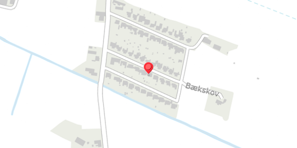 Trafikstøjkort på Bækskov 35, 5290 Marslev