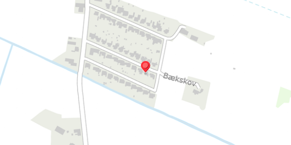 Trafikstøjkort på Bækskov 41, 5290 Marslev