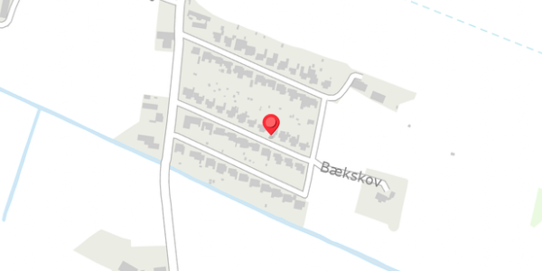 Trafikstøjkort på Bækskov 42, 5290 Marslev