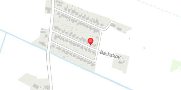 Trafikstøjkort på Bækskov 46, 5290 Marslev