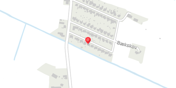 Trafikstøjkort på Bækskov 53, 5290 Marslev