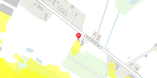 Trafikstøjkort på Odensevej 62, 5550 Langeskov