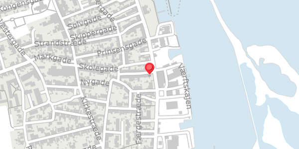 Trafikstøjkort på Fiolstræde 1, . , 5960 Marstal
