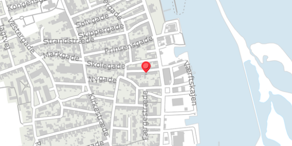Trafikstøjkort på Fiolstræde 11, . , 5960 Marstal