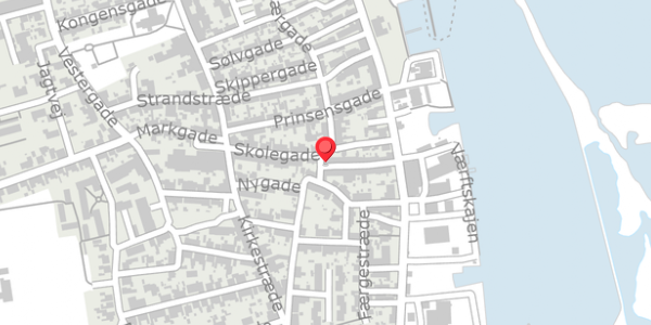 Trafikstøjkort på Fiolstræde 16, . , 5960 Marstal