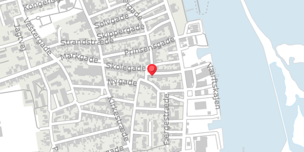 Trafikstøjkort på Fiolstræde 17, . , 5960 Marstal