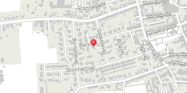Trafikstøjkort på Barkvej 13, 5960 Marstal