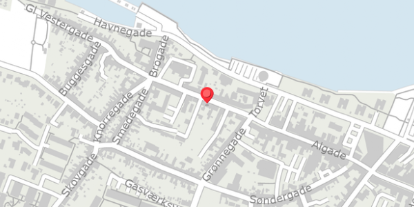 Trafikstøjkort på Algade 14, . , 5500 Middelfart