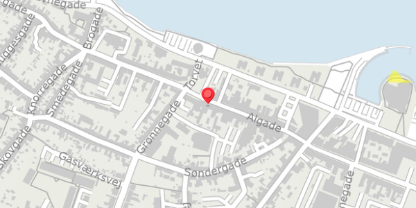 Trafikstøjkort på Algade 30, 5500 Middelfart