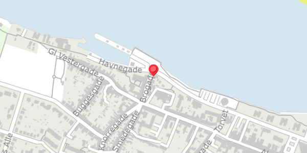 Trafikstøjkort på Brogade 1, . , 5500 Middelfart