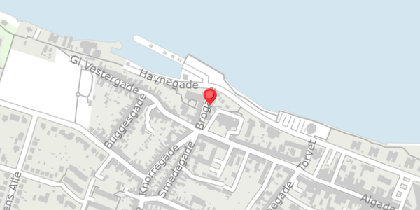 Trafikstøjkort på Brogade 5, . , 5500 Middelfart