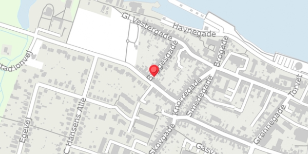 Trafikstøjkort på Buggesgade 21, 5500 Middelfart