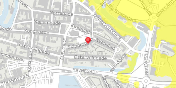 Trafikstøjkort på Skippergade 26A, . , 5800 Nyborg
