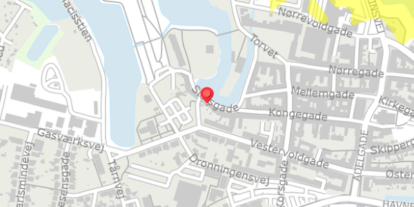 Trafikstøjkort på Slotsgade 21, 5800 Nyborg