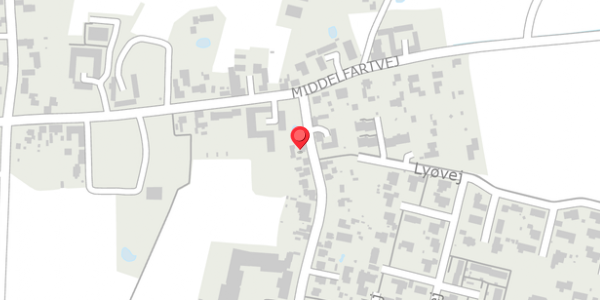 Trafikstøjkort på Byvejen 47, 5466 Asperup