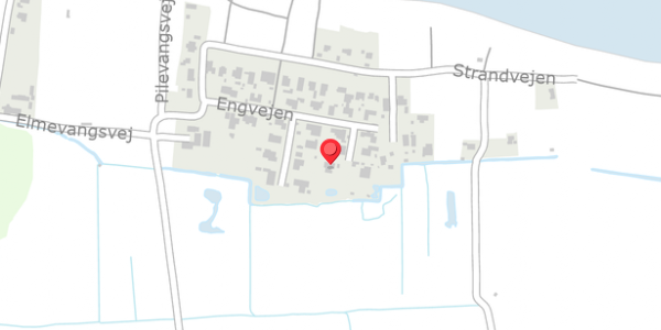 Trafikstøjkort på Engvejen 28, 5466 Asperup