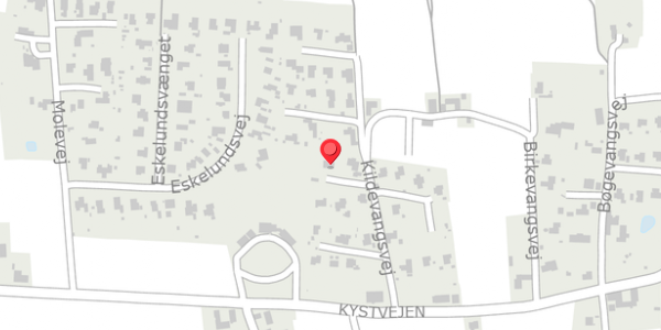 Trafikstøjkort på Kildevangsvej 19, 5466 Asperup
