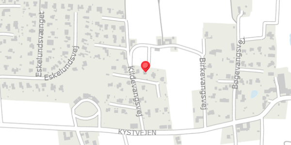 Trafikstøjkort på Kildevangsvej 20, 5466 Asperup