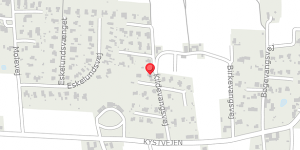 Trafikstøjkort på Kildevangsvej 21, 5466 Asperup