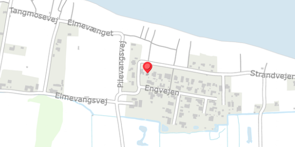 Trafikstøjkort på Strandvejen 6, . , 5466 Asperup