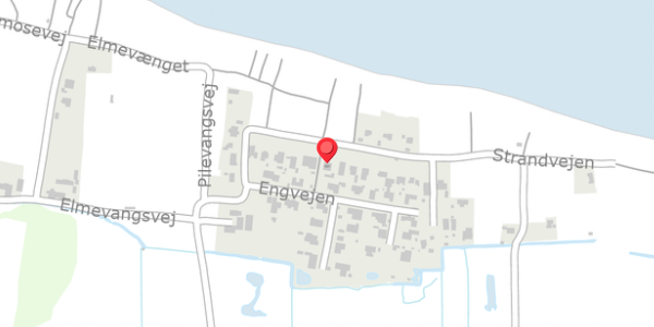 Trafikstøjkort på Strandvejen 14, . , 5466 Asperup