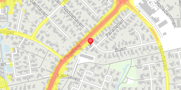 Trafikstøjkort på Buen 1, . , 5320 Agedrup