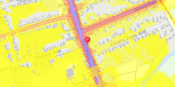 Trafikstøjkort på Dalumvej 88A, . , 5250 Odense SV