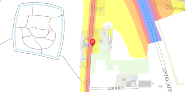Trafikstøjkort på Lunden 5, . , 5320 Agedrup