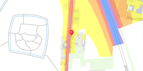 Trafikstøjkort på Lunden 11, . , 5320 Agedrup