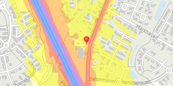Trafikstøjkort på Lunden 12, . , 5320 Agedrup